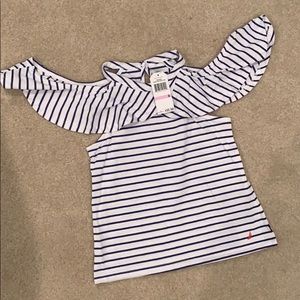 Girls Nautica Cold shoulder Top